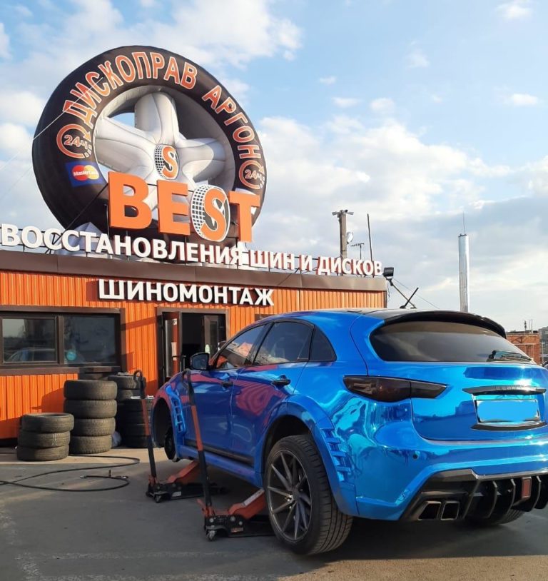надувная фигура колесо, в процессе эксплуатации, надувная шина, реклама автосалона, решлама шиномонтажки, реклама автомастерской